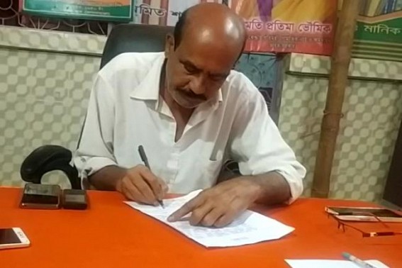 BJP’s former MLA allegedly was threatened to be murdered in Nalchar BJP’s former MLA allegedly was threatened to be murdered in Nalchar